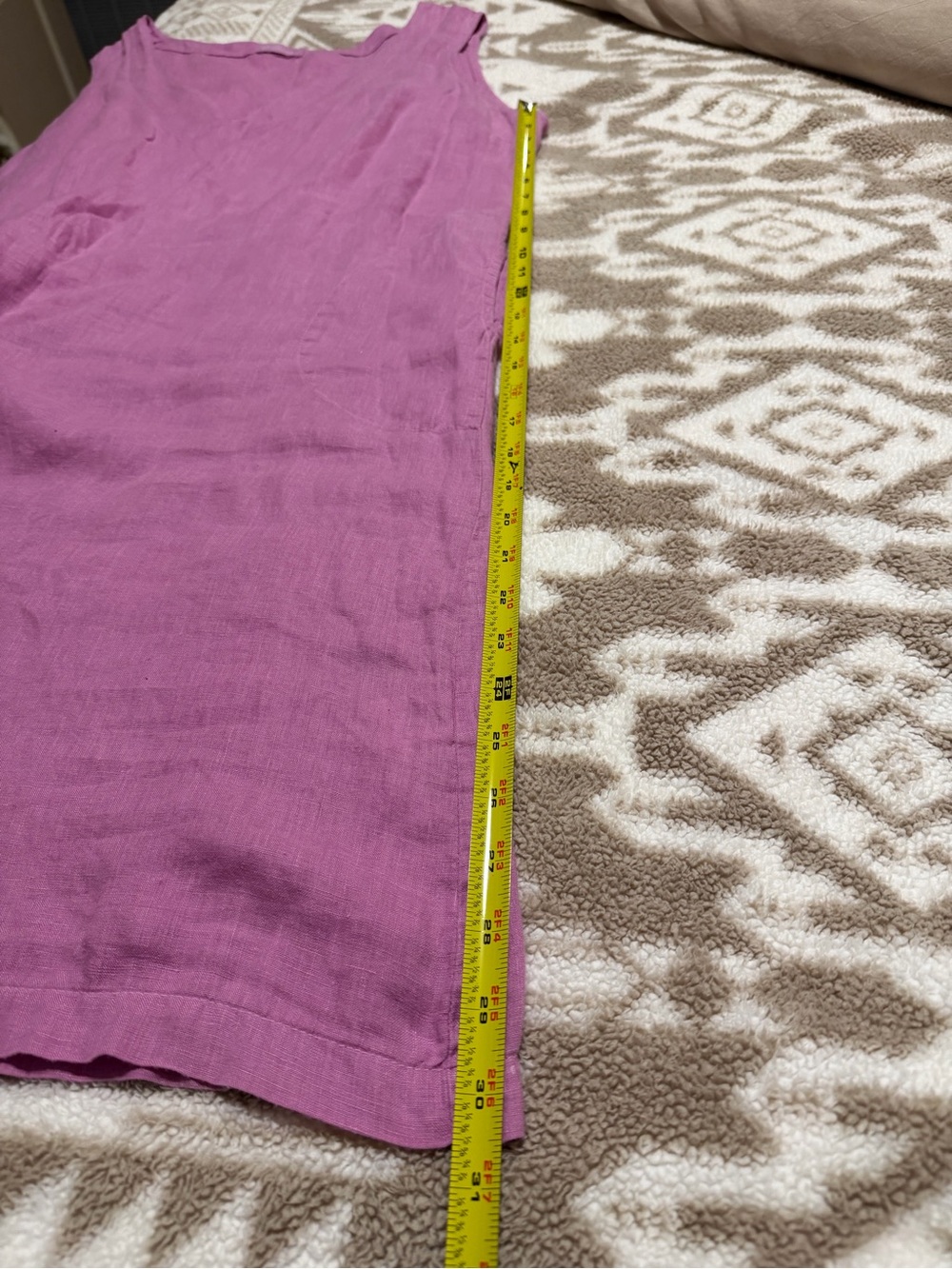 CP Shades Bree Linen Midi Dress (Snap Dragon 🐉 Pink) size XL - Picture 8 of 8